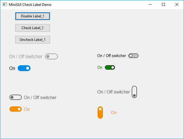 New SWITCHER control